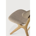 Featuring Eye Warm Grey Varnished Oak Dining Chair by Ethnicraft at Amethyst Home. Beauty is in the eye of the beholder. With sleek, angular, front legs and flowing smooth connections, the Eye dining chair is a hallmark solid wooden seating design. The curved backrest, reminiscent of a winked eye, inspired the name of the chair. Think subtle elegance with a stylish edge. Designed . Amethyst Home provides interior design, new construction, custom furniture, and area rugs in the Park City metro area