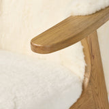 Fabian Chair - Cream Shearling