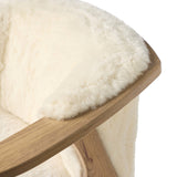 Fabian Chair - Cream Shearling