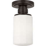 Fairfax 5" Solitaire" Flush Mount