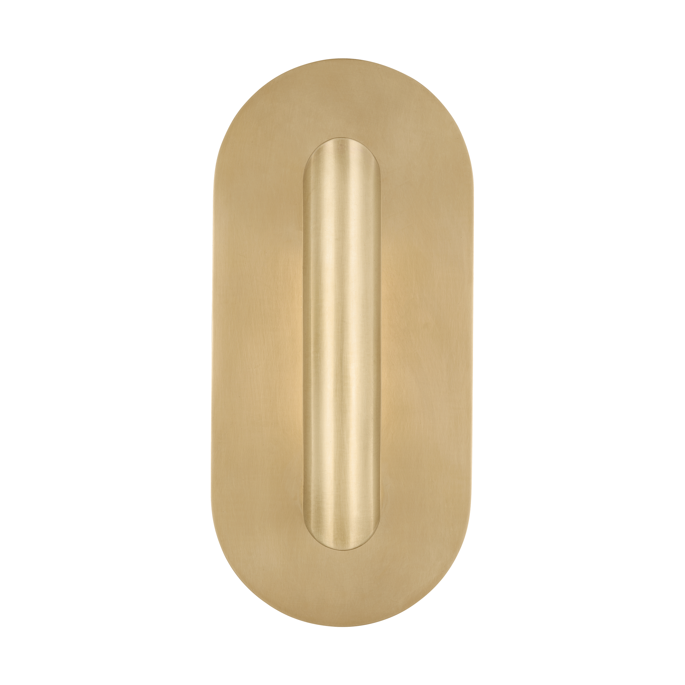 Featuring Fielle Small Sconce Hand Rubbed Antique Brass by Visual Comfort at Amethyst Home. The Fielle series by Kelly Wearstler is a clever design fitted with integrated LED technology with a seriously pared-down profile. Featuring minimalist silhouettes with modern design details, the distinctive Fielle series offers a versatile range of lighting, including sconces, table and floor . Amethyst Home provides interior design, new construction, custom furniture, and area rugs in the Omaha metro area