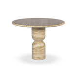 Figueroa Dining Table - Light Beige Travertine | shipping 09/25/2026
