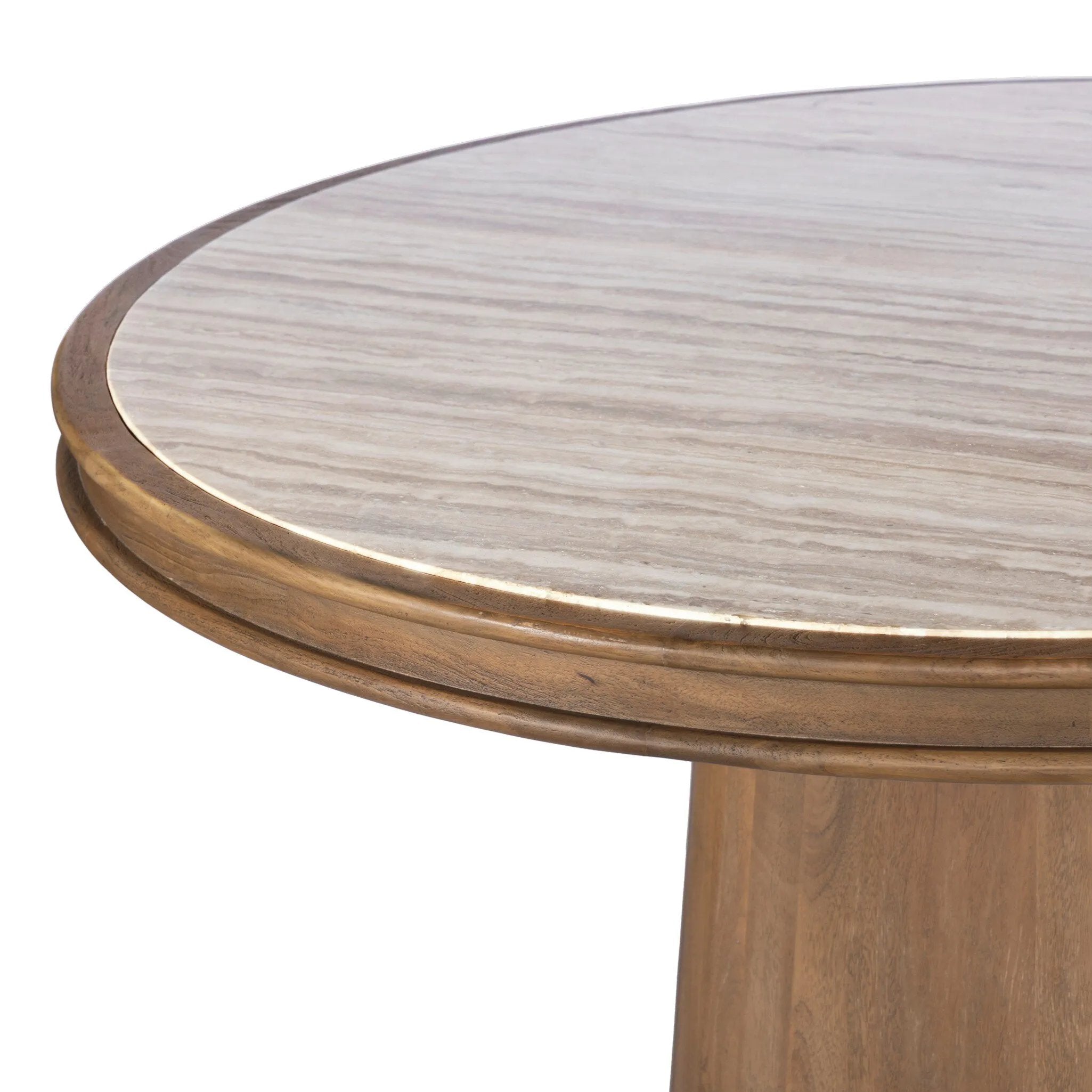As fans of clean style at Amethyst, we love the warm modern inspired Bourne Dining Table - Light Beige Travertine. This item pairs well with other brands such as Surya and is perfect for color drenched homes Amethyst Home provides interior design, new home construction design consulting, vintage area rugs, and lighting in the Dallas metro area.