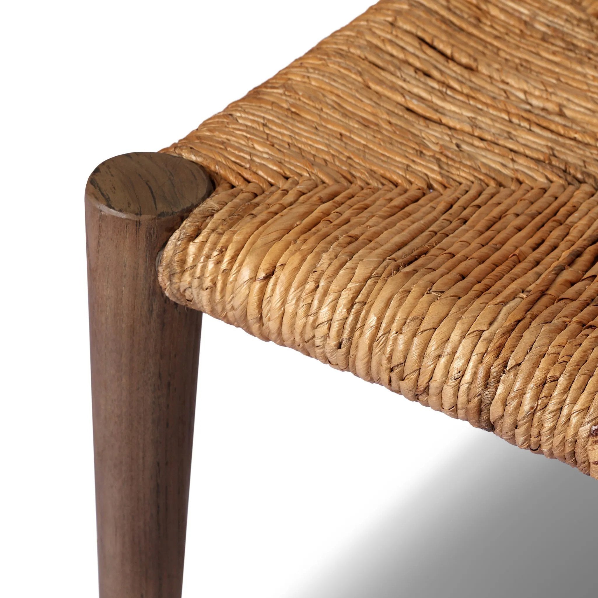 As enthusiasts of organic modern aesthetics at Amethyst, we love the designer inspired Bovard Dining Chair - Stained Toasted Brown. This item pairs well with other brands such as Visual Comfort and is perfect for eclectic homes Amethyst Home provides interior design, new home construction design consulting, vintage area rugs, and lighting in the Houston metro area.