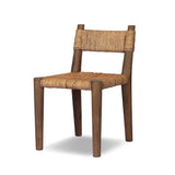 As enthusiasts of organic modern aesthetics at Amethyst, we love the designer inspired Bovard Dining Chair - Stained Toasted Brown. This item pairs well with other brands such as Visual Comfort and is perfect for eclectic homes Amethyst Home provides interior design, new home construction design consulting, vintage area rugs, and lighting in the Omaha metro area.