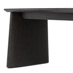 As lovers of modern aesthetics at Amethyst, we love the warm modern inspired Hera Desk - Dark Tamo Ash. This item pairs well with other brands such as Loloi Rugs and is perfect for eclectic homes Amethyst Home provides interior design, new home construction design consulting, vintage area rugs, and lighting in the Calabasas metro area.