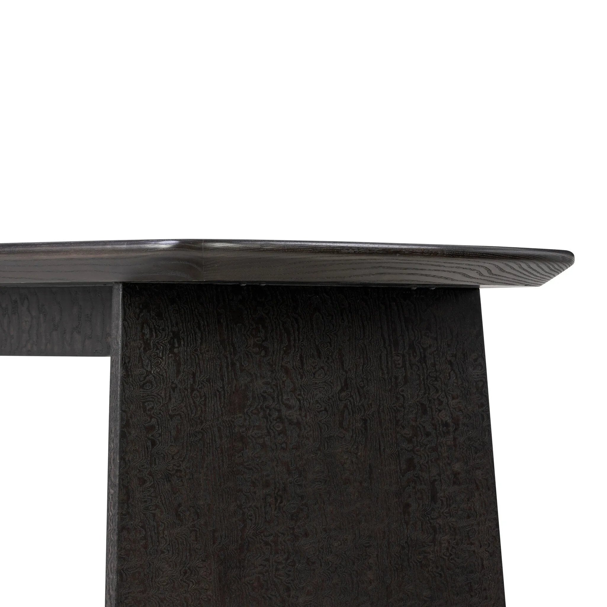 As lovers of modern aesthetics at Amethyst, we love the warm modern inspired Hera Desk - Dark Tamo Ash. This item pairs well with other brands such as Loloi Rugs and is perfect for eclectic homes Amethyst Home provides interior design, new home construction design consulting, vintage area rugs, and lighting in the Houston metro area.
