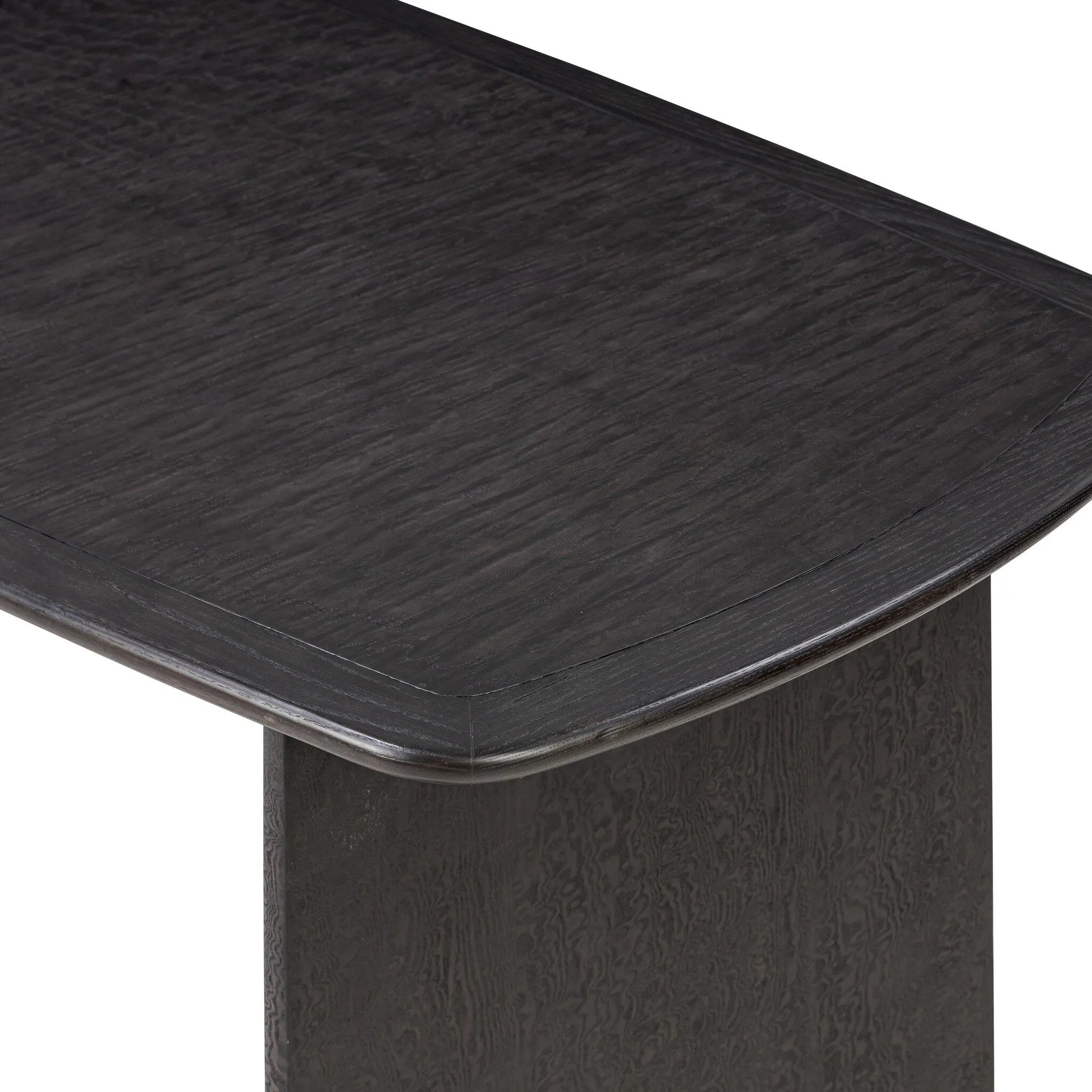 As lovers of modern aesthetics at Amethyst, we love the warm modern inspired Hera Desk - Dark Tamo Ash. This item pairs well with other brands such as Loloi Rugs and is perfect for eclectic homes Amethyst Home provides interior design, new home construction design consulting, vintage area rugs, and lighting in the Newport Beach metro area.
