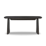 As lovers of modern aesthetics at Amethyst, we love the warm modern inspired Hera Desk - Dark Tamo Ash. This item pairs well with other brands such as Loloi Rugs and is perfect for eclectic homes Amethyst Home provides interior design, new home construction design consulting, vintage area rugs, and lighting in the Park City metro area.