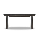 As lovers of modern aesthetics at Amethyst, we love the warm modern inspired Hera Desk - Dark Tamo Ash. This item pairs well with other brands such as Loloi Rugs and is perfect for eclectic homes Amethyst Home provides interior design, new home construction design consulting, vintage area rugs, and lighting in the Park City metro area.