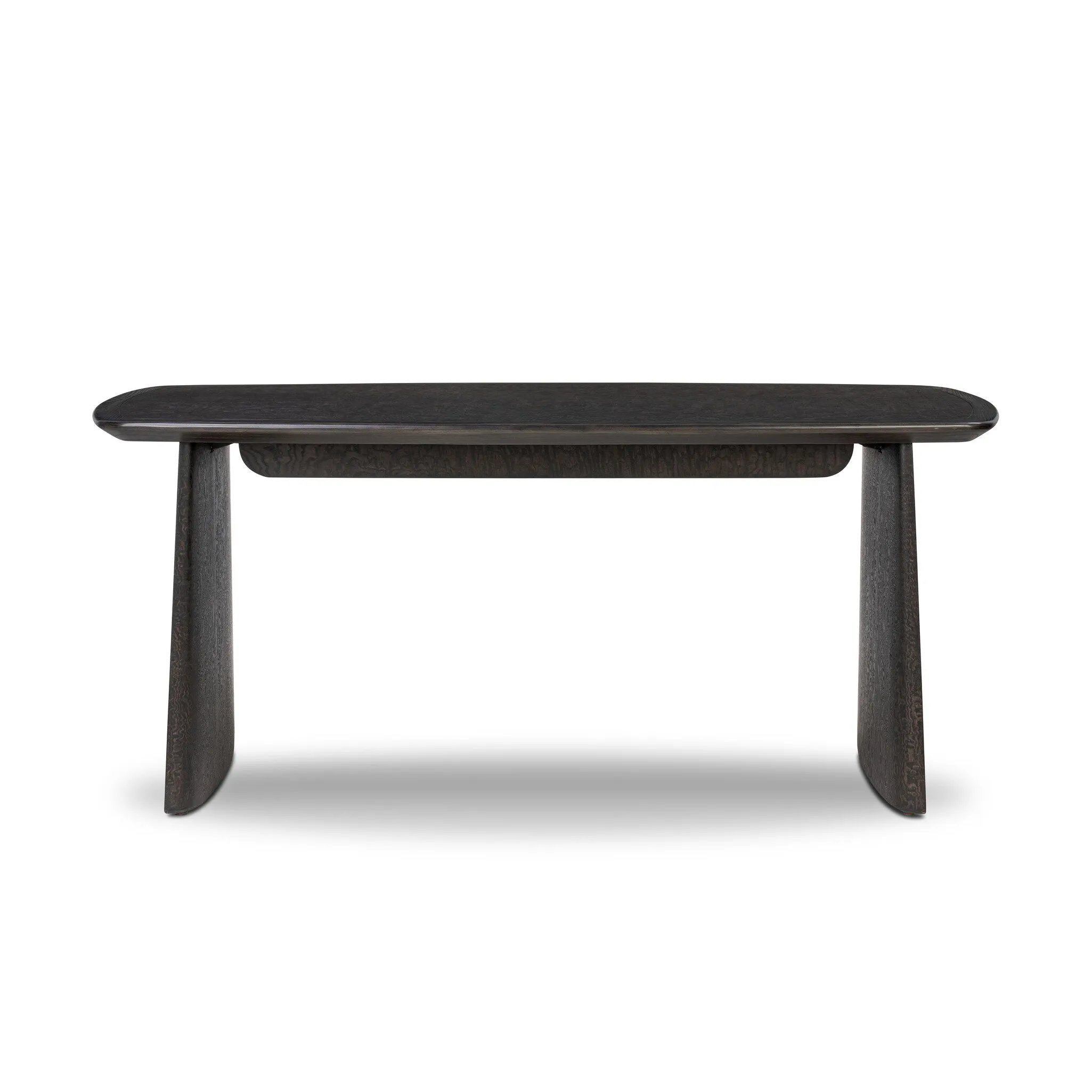 As lovers of modern aesthetics at Amethyst, we love the warm modern inspired Hera Desk - Dark Tamo Ash. This item pairs well with other brands such as Loloi Rugs and is perfect for eclectic homes Amethyst Home provides interior design, new home construction design consulting, vintage area rugs, and lighting in the Park City metro area.