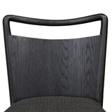 As enthusiasts of modern style at Amethyst, we love the warm modern inspired Jessen Dining Chair - Gibson Black. This item pairs well with other brands such as Surya and is perfect for eclectic homes Amethyst Home provides interior design, new home construction design consulting, vintage area rugs, and lighting in the Austin metro area.