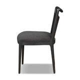 As enthusiasts of modern style at Amethyst, we love the warm modern inspired Jessen Dining Chair - Gibson Black. This item pairs well with other brands such as Surya and is perfect for eclectic homes Amethyst Home provides interior design, new home construction design consulting, vintage area rugs, and lighting in the Salt Lake City metro area.