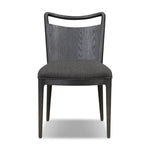 As enthusiasts of modern style at Amethyst, we love the warm modern inspired Jessen Dining Chair - Gibson Black. This item pairs well with other brands such as Surya and is perfect for eclectic homes Amethyst Home provides interior design, new home construction design consulting, vintage area rugs, and lighting in the Tampa metro area.