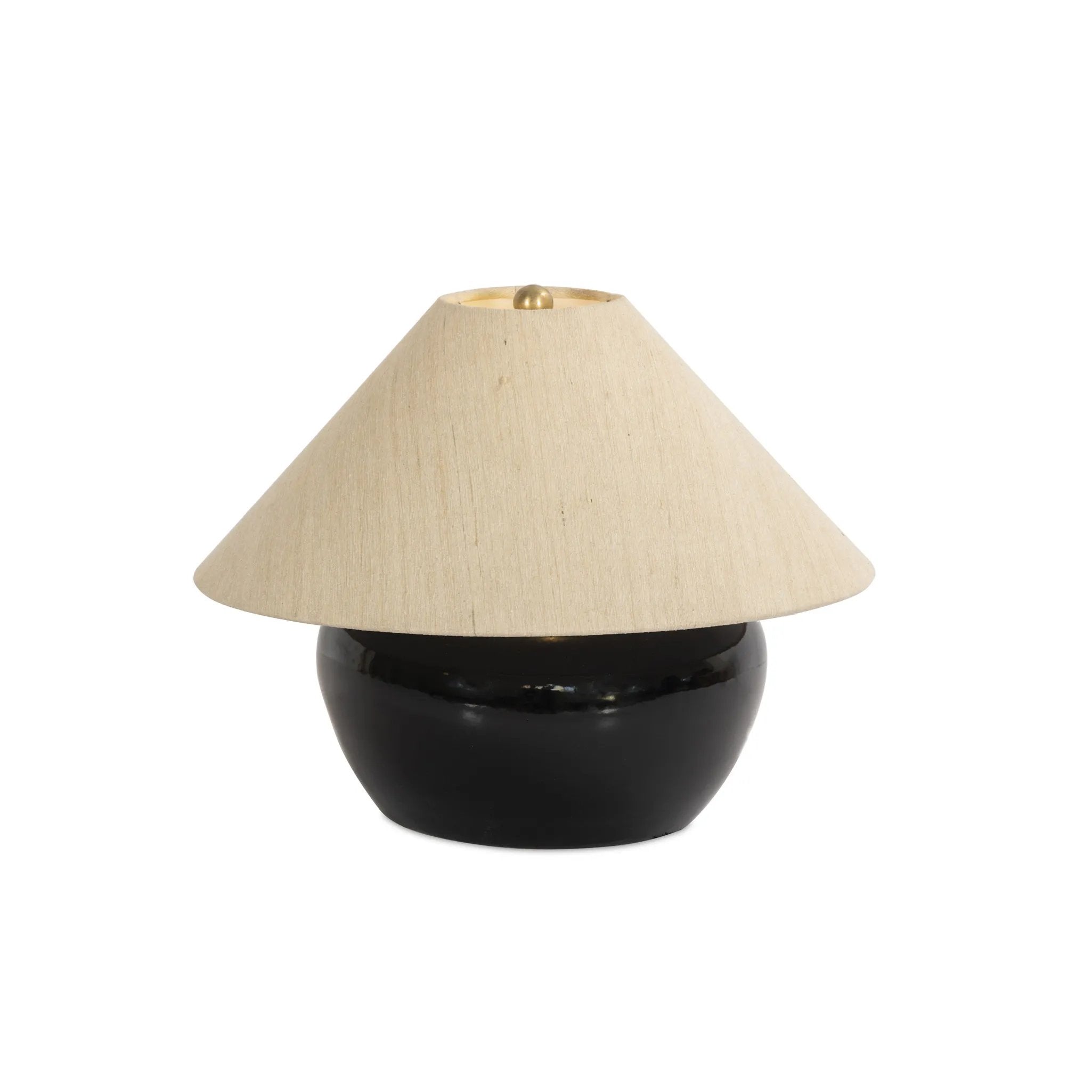 As lovers of modern aesthetics at Amethyst, we love the warm modern inspired Kiyo Table Lamp - Glossy Black Ceramic. This item pairs well with other brands such as Ethnicraft and is perfect for modern homes Amethyst Home provides interior design, new home construction design consulting, vintage area rugs, and lighting in the Los Angeles metro area.