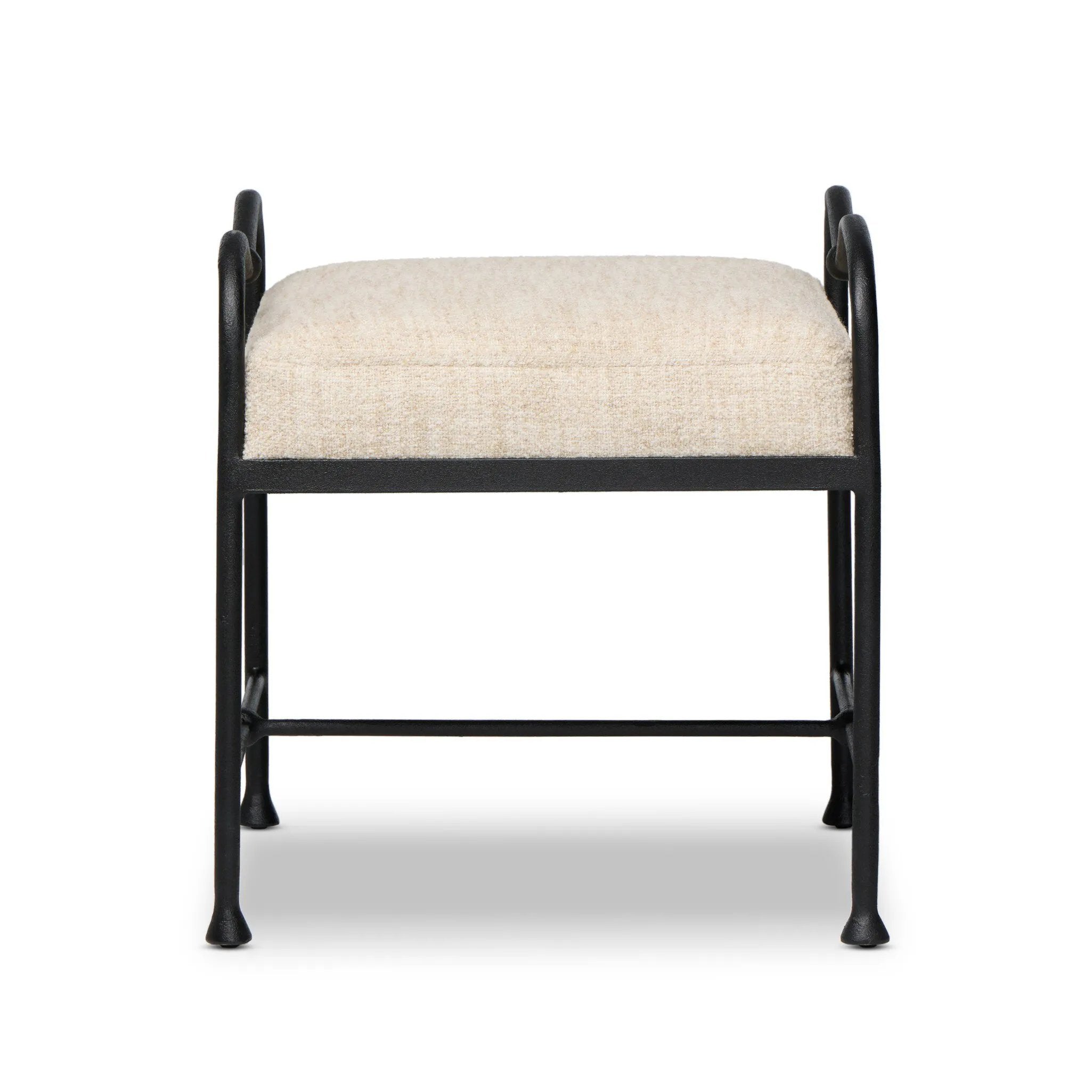 As fans of wabi sabi style at Amethyst, we love the nature inspired Leona Accent Stool - Yuma Cream. This item pairs well with other brands such as Cisco Home and is perfect for modern homes Amethyst Home provides interior design, new home construction design consulting, vintage area rugs, and lighting in the Newport Beach metro area.