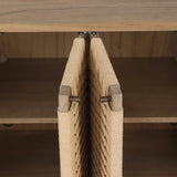 As enthusiasts of organic modern design at Amethyst, we love the optimistic inspired Macklin Sideboard - Sandy Mindi Veneer. This item pairs well with other brands such as Loloi Rugs and is perfect for loft homes Amethyst Home provides interior design, new home construction design consulting, vintage area rugs, and lighting in the Austin metro area.