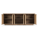 As enthusiasts of organic modern design at Amethyst, we love the optimistic inspired Macklin Sideboard - Sandy Mindi Veneer. This item pairs well with other brands such as Loloi Rugs and is perfect for loft homes Amethyst Home provides interior design, new home construction design consulting, vintage area rugs, and lighting in the Nashville metro area.