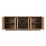 As enthusiasts of organic modern design at Amethyst, we love the optimistic inspired Macklin Sideboard - Sandy Mindi Veneer. This item pairs well with other brands such as Loloi Rugs and is perfect for loft homes Amethyst Home provides interior design, new home construction design consulting, vintage area rugs, and lighting in the Nashville metro area.