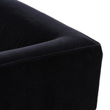 As fans of modern style at Amethyst, we love the nature inspired Pacey Swivel Chair - Monte Navy. This item pairs well with other brands such as Loloi Rugs and is perfect for coastal homes Amethyst Home provides interior design, new home construction design consulting, vintage area rugs, and lighting in the Charlotte metro area.