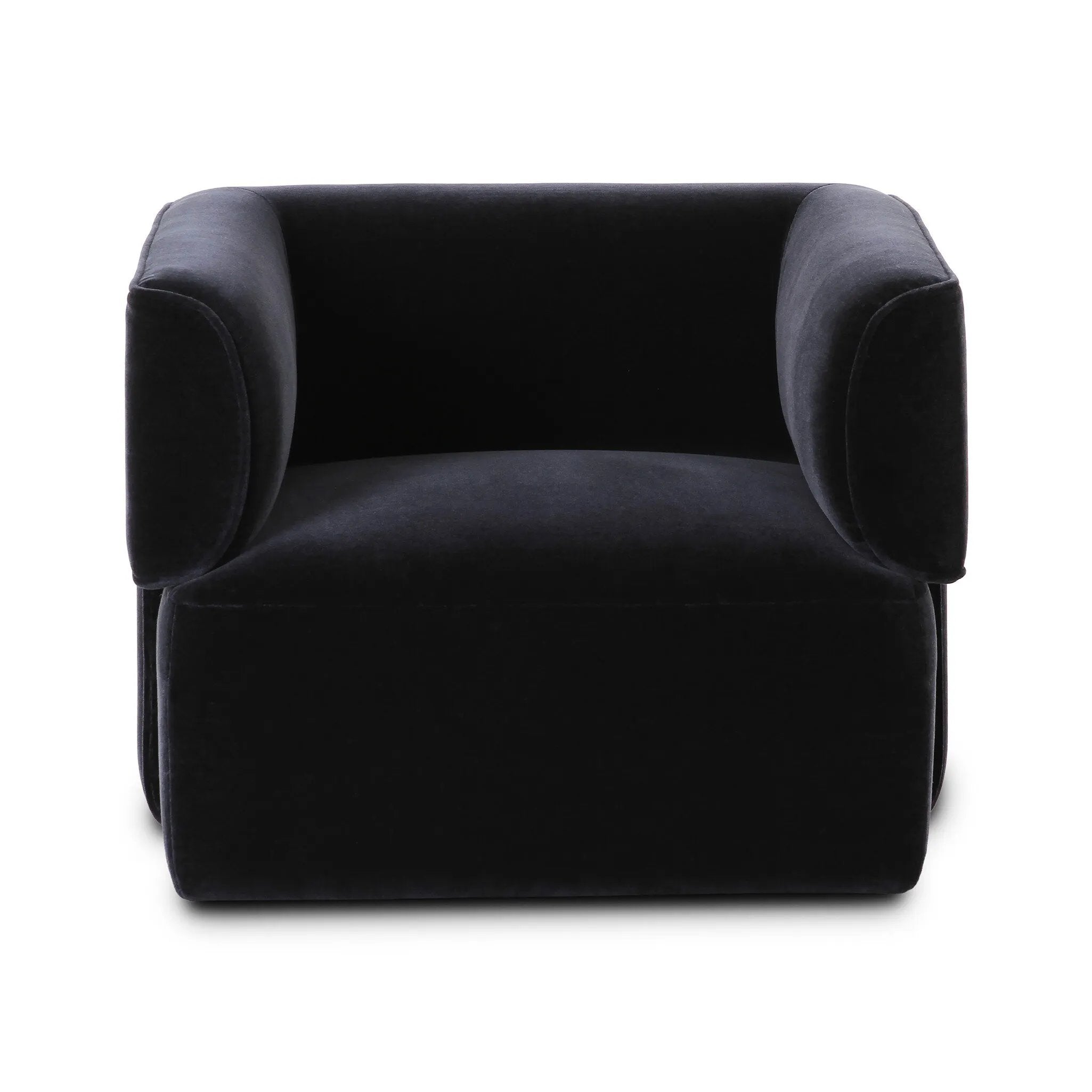 As fans of modern style at Amethyst, we love the nature inspired Pacey Swivel Chair - Monte Navy. This item pairs well with other brands such as Loloi Rugs and is perfect for coastal homes Amethyst Home provides interior design, new home construction design consulting, vintage area rugs, and lighting in the Kansas City metro area.