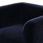 As fans of modern style at Amethyst, we love the nature inspired Pacey Swivel Chair - Monte Navy. This item pairs well with other brands such as Loloi Rugs and is perfect for coastal homes Amethyst Home provides interior design, new home construction design consulting, vintage area rugs, and lighting in the Los Angeles metro area.