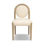 As lovers of natural design at Amethyst, we love the nature inspired Prentiss Dining Chair - Thames Cream. This item pairs well with other brands such as Visual Comfort and is perfect for eclectic homes Amethyst Home provides interior design, new home construction design consulting, vintage area rugs, and lighting in the Park City metro area.