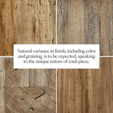 Made from thick-cut oak veneer with a faux rustic finish made to emulate wormwood, this end table features chunky squared legs and dovetail joinery detailing.As lovers of wabi sabi materials at Amethyst, we love the warm modern inspired Abaso End Table - Rustic Wormwood Oak. Amethyst Home provides interior design, new home construction design consulting, vintage area rugs, and lighting in the San Diego metro area.