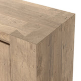 Made from thick-cut oak veneer with a faux rustic finish made to emulate wormwood oak, this low, large-scale sideboard features chunky squared legs and dovetail joinery detailing.As lovers of natural materials at Amethyst, we love the designer inspired Abaso Sideboard - Whitewash Rustic Wormwood Oak. Amethyst Home provides interior design, new home construction design consulting, vintage area rugs, and lighting in the Calabasas metro area.