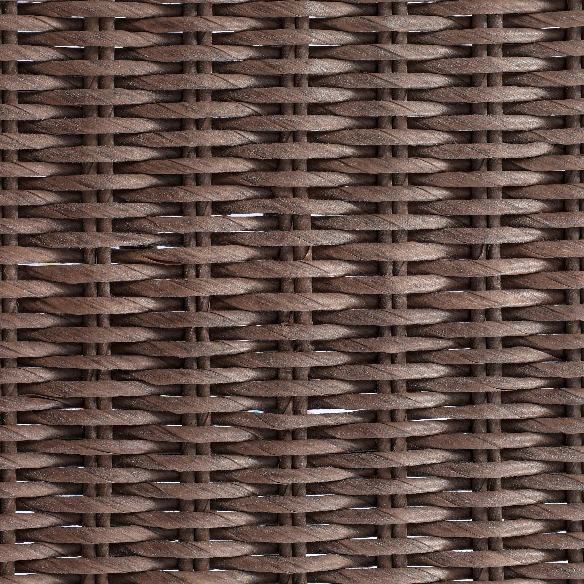 A bistro-style outdoor dining chair, merging a timeless profile with a unique stripe detail woven into the back. Finial details finish the dark bronze frame. Cover or store indoors during inclement weather and when not in use.As enthusiasts of luxe style at Amethyst, we love the nature inspired Abel Outdoor Dining Chair. Amethyst Home provides interior design, new home construction design consulting, vintage area rugs, and lighting in the Monterey metro area.