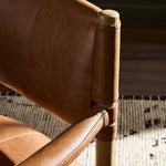 Featuring Adaline Sonoma Chestnut Dining Armchair by Four Hands at Amethyst Home. Elevate your dining space with a mixed-material seat inspired by Nordic minimalism. Plush cushioning upholstered in exclusive top-grain leather add volume, while a natural oak frame lightens the whole look. Overall Dimensions: 25.00"w x 23.50"d x 35.00"h. Amethyst Home provides interior design, new home construction design consulting, vintage area rugs, and lighting in the Des Moines metro area.