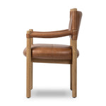 Featuring Adaline Sonoma Chestnut Dining Armchair by Four Hands at Amethyst Home. Elevate your dining space with a mixed-material seat inspired by Nordic minimalism. Plush cushioning upholstered in exclusive top-grain leather add volume, while a natural oak frame lightens the whole look. Overall Dimensions: 25.00"w x 23.50"d x 35.00"h. Amethyst Home provides interior design, new home construction design consulting, vintage area rugs, and lighting in the Park City metro area.