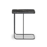 Featuring Adalley Polished Black Marble C Table by Four Hands at Amethyst Home. Add a pop of marble in a classic, matte black. Complemented by a monochromatic C-table base slides perfectly over a sofa, adding an easy surface.Overall Dimensions: 15.00"w x 19.00"d x 23.00"hWeight : 31.42 lbsMaterials: Solid Marble, Iron. Amethyst Home provides interior design, new home construction design consulting, vintage area rugs, and lighting in the Houston metro area.