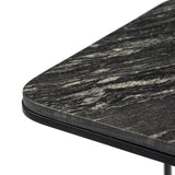 Featuring Adalley Polished Black Marble C Table by Four Hands at Amethyst Home. Add a pop of marble in a classic, matte black. Complemented by a monochromatic C-table base slides perfectly over a sofa, adding an easy surface.Overall Dimensions: 15.00"w x 19.00"d x 23.00"hWeight : 31.42 lbsMaterials: Solid Marble, Iron. Amethyst Home provides interior design, new home construction design consulting, vintage area rugs, and lighting in the Newport Beach metro area.