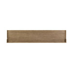 The classic sideboard takes new shape with a unique gallery design on top. Doors are fixed with a functional lock. Aged bronze hardware complements a weathered washed oak finish Amethyst Home provides interior design, new home construction design consulting, vintage area rugs, and lighting in the Laguna Beach metro area.