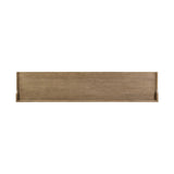 The classic sideboard takes new shape with a unique gallery design on top. Doors are fixed with a functional lock. Aged bronze hardware complements a weathered washed oak finish Amethyst Home provides interior design, new home construction design consulting, vintage area rugs, and lighting in the Laguna Beach metro area.