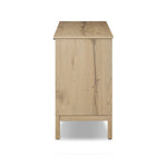 An aged finish plays up oak's natural wood grain, while grid-like patterned doors bring dimension to clean lines. Interior shelving awaits storage of serveware, table linens and more Amethyst Home provides interior design, new home construction design consulting, vintage area rugs, and lighting in the Salt Lake City metro area.
