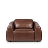 Introducing an Italian-inspired modern recliner chair. Sectional features waterfall seating, curved arms, adjustable headrests, articulating footrests and rounded back corners. The concealed power motion adjusts comfort level. There is a six-motor maximum per power outlet. Each motor comes with a two-year warranty. Amethyst Home provides interior design, new home construction design consulting, vintage area rugs, and lighting in the Houston metro area.