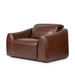 Introducing an Italian-inspired modern recliner chair. Sectional features waterfall seating, curved arms, adjustable headrests, articulating footrests and rounded back corners. The concealed power motion adjusts comfort level. There is a six-motor maximum per power outlet. Each motor comes with a two-year warranty. Amethyst Home provides interior design, new home construction design consulting, vintage area rugs, and lighting in the Laguna Beach metro area.