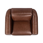 Introducing an Italian-inspired modern recliner chair. Sectional features waterfall seating, curved arms, adjustable headrests, articulating footrests and rounded back corners. The concealed power motion adjusts comfort level. There is a six-motor maximum per power outlet. Each motor comes with a two-year warranty. Amethyst Home provides interior design, new home construction design consulting, vintage area rugs, and lighting in the Newport Beach metro area.