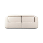 Introducing an Italian-inspired modern sectional with a suite of seating that reclines. Each seat has its very own reclining mechanism so that everyone can sit back and relax. Sectional features waterfall seating, curved arms, adjustable headrests, articulating footrests and rounded back corners. The concealed power motion adjusts comfort level. Amethyst Home provides interior design, new home construction design consulting, vintage area rugs, and lighting in the Dallas metro area.