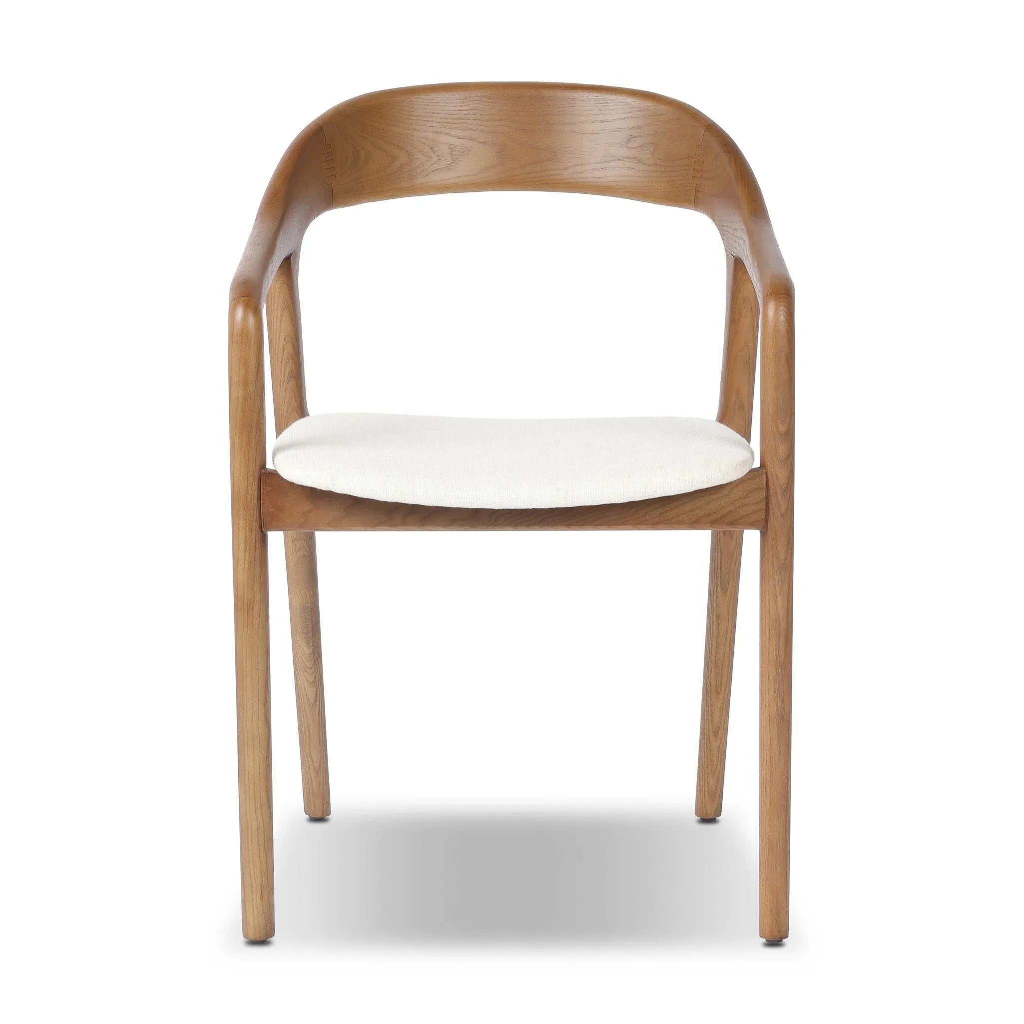 Make it monochromatic. Inspired by simple Scandinavian styling, solid ash forms a shapely open frame for top-grain leather seating Amethyst Home provides interior design, new home construction design consulting, vintage area rugs, and lighting in the Portland metro area.