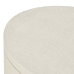 Featuring Amelia Ivory Painted Linen Oval Nightstand by Four Hands at Amethyst Home. Uniquely made from ivory-painted linen, a beautifully curved nightstand shapes four drawers for generous bedside storage.Overall Dimensions: 26.00"w x 20.00"d x 24.00"hWeight : 87.08 lbsMaterials: Painted Linen, Engineered Hardwood. Amethyst Home provides interior design, new home construction design consulting, vintage area rugs, and lighting in the Austin metro area.
