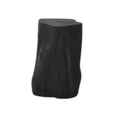 Ground any room with a style inspired by the beautiful simplicity of nature. Made of black-finished resin, the form for this special piece is molded from a tree trunk, then cast in resin to recreate the same shape and texture of the trunk — talk about a true statement piece Amethyst Home provides interior design, new home construction design consulting, vintage area rugs, and lighting in the Monterey metro area.