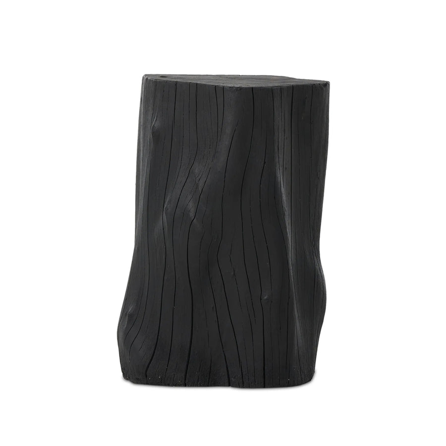 Amiko Black Resin End Table