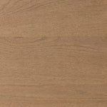 Crafted from sandy solid oak in a waterfall silhouette, this nightstand adds a touch of contemporary simplicity to the bedside. Stack your favorite books on a spacious bottom shelf. The piece’s bullnose edge and oval iron drawer pull add variety. Amethyst Home provides interior design, new home construction design consulting, vintage area rugs, and lighting in the Washington metro area.