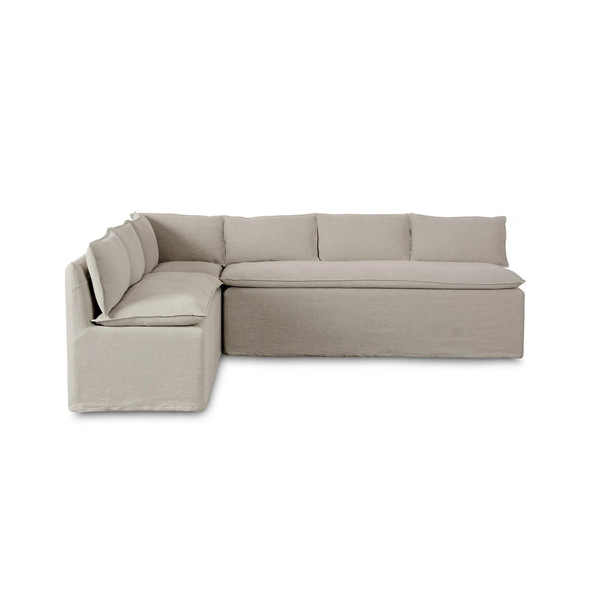Andre Broadway Stone Slipcover Dining Banquette | shipping 10/25/2025
