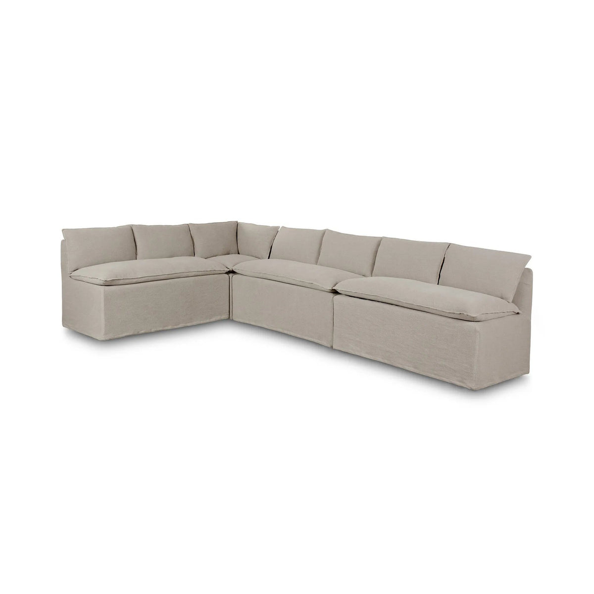 Andre Broadway Stone  Slipcover Dining Banquette | shipping 10/25/2025