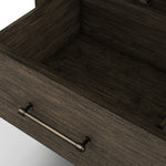 Slim format bath storage designed for towels, toiletries and more. Pair with a bath vanity for extended storage or as a narrow cabinet in any space.As fans of natural aesthetics at Amethyst, we love the nature inspired Anthem Bath Storage - Satin Espresso Oak - Satin Espresso Oak Veneer. Amethyst Home provides interior design, new home construction design consulting, vintage area rugs, and lighting in the Alpharetta metro area.