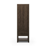Slim format bath storage designed for towels, toiletries and more. Pair with a bath vanity for extended storage or as a narrow cabinet in any space.As fans of natural aesthetics at Amethyst, we love the nature inspired Anthem Bath Storage - Satin Espresso Oak - Satin Espresso Oak Veneer. Amethyst Home provides interior design, new home construction design consulting, vintage area rugs, and lighting in the Washington metro area.